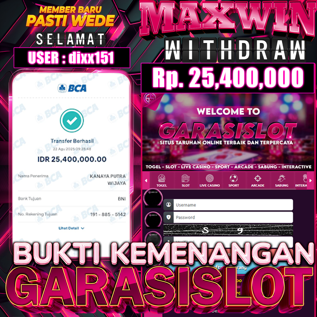 GARASISLOT Bukti Kemenangan Baccarat Lobby