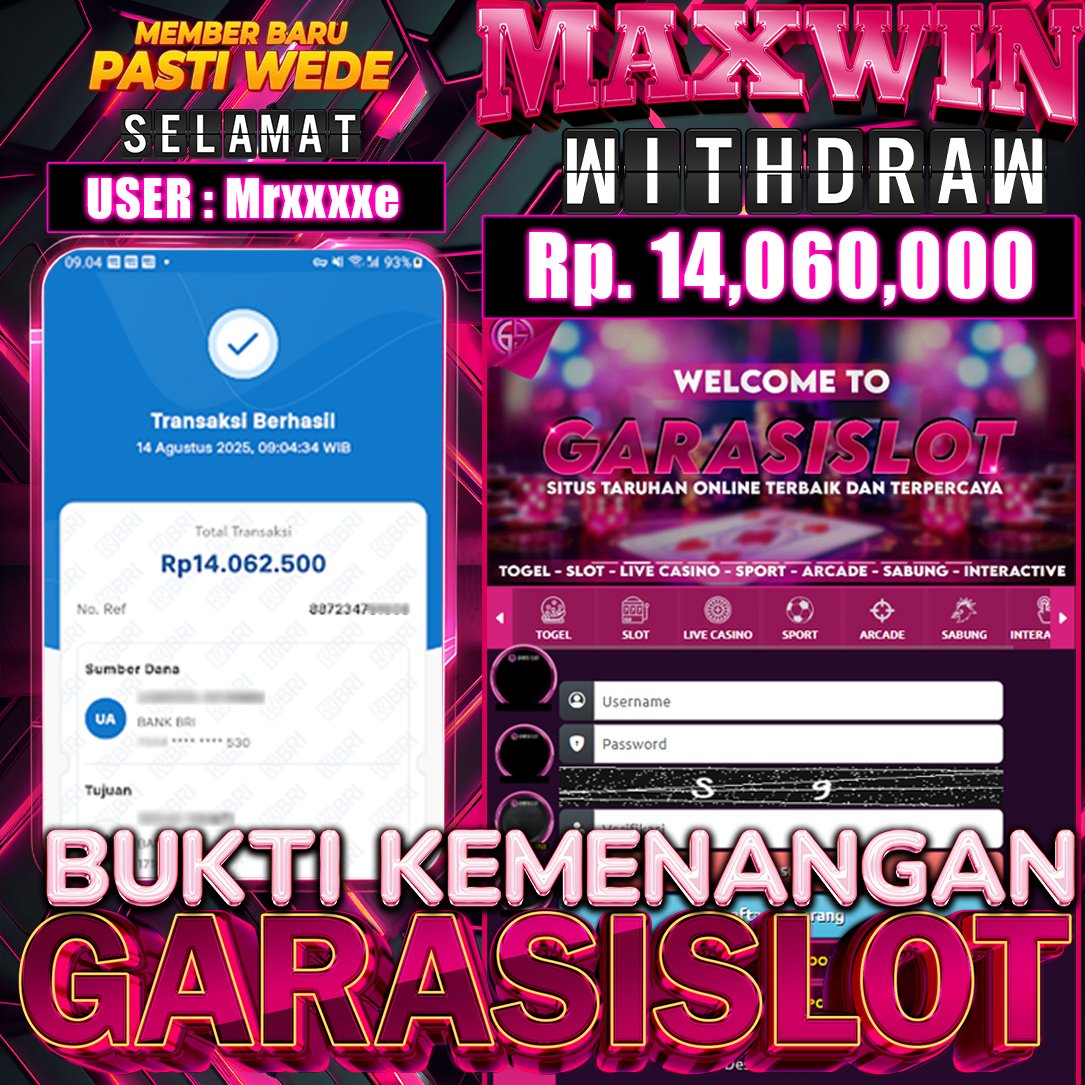 GARASISLOT >> Update Bukti Jp Asli Permainan Slot Zeus