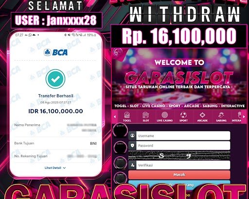 GARASISLOT Bukti Kemenangan Slot Sugar Rush 1000