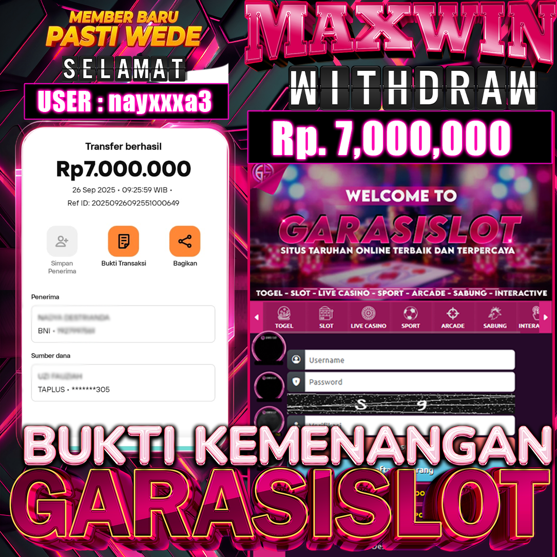 GARASISLOT Bukti kemenangan Hundreds and Thousands