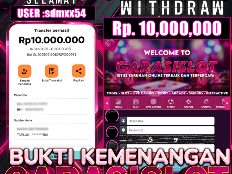 GARASISLOT Bukti kemenangan Marbles Lobby