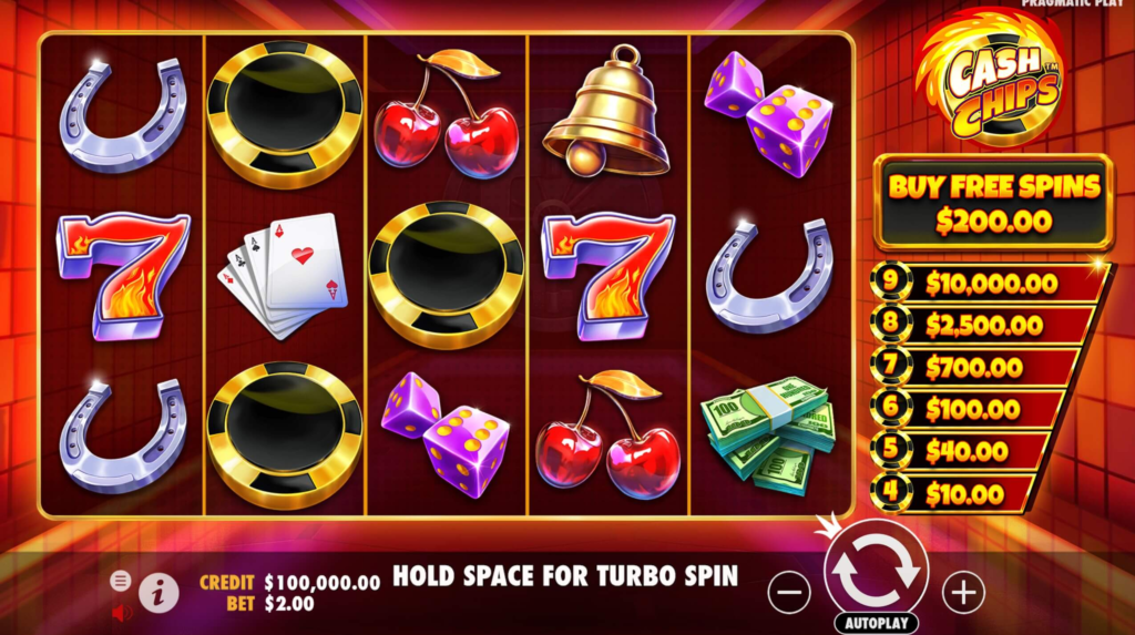 Game Slot Cash Chips