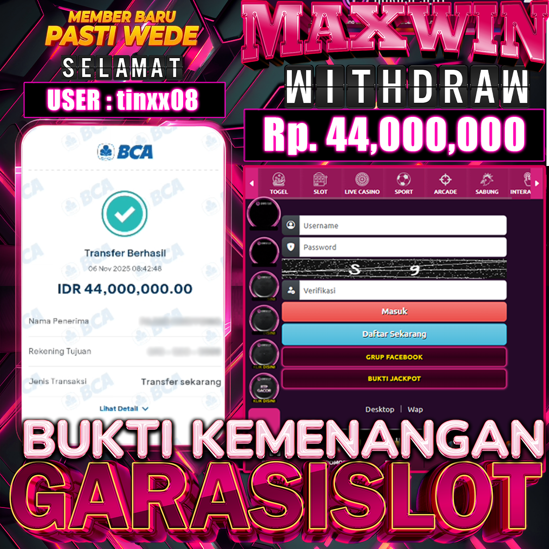 GARASISLOT Bukti kemenangan Spaceman