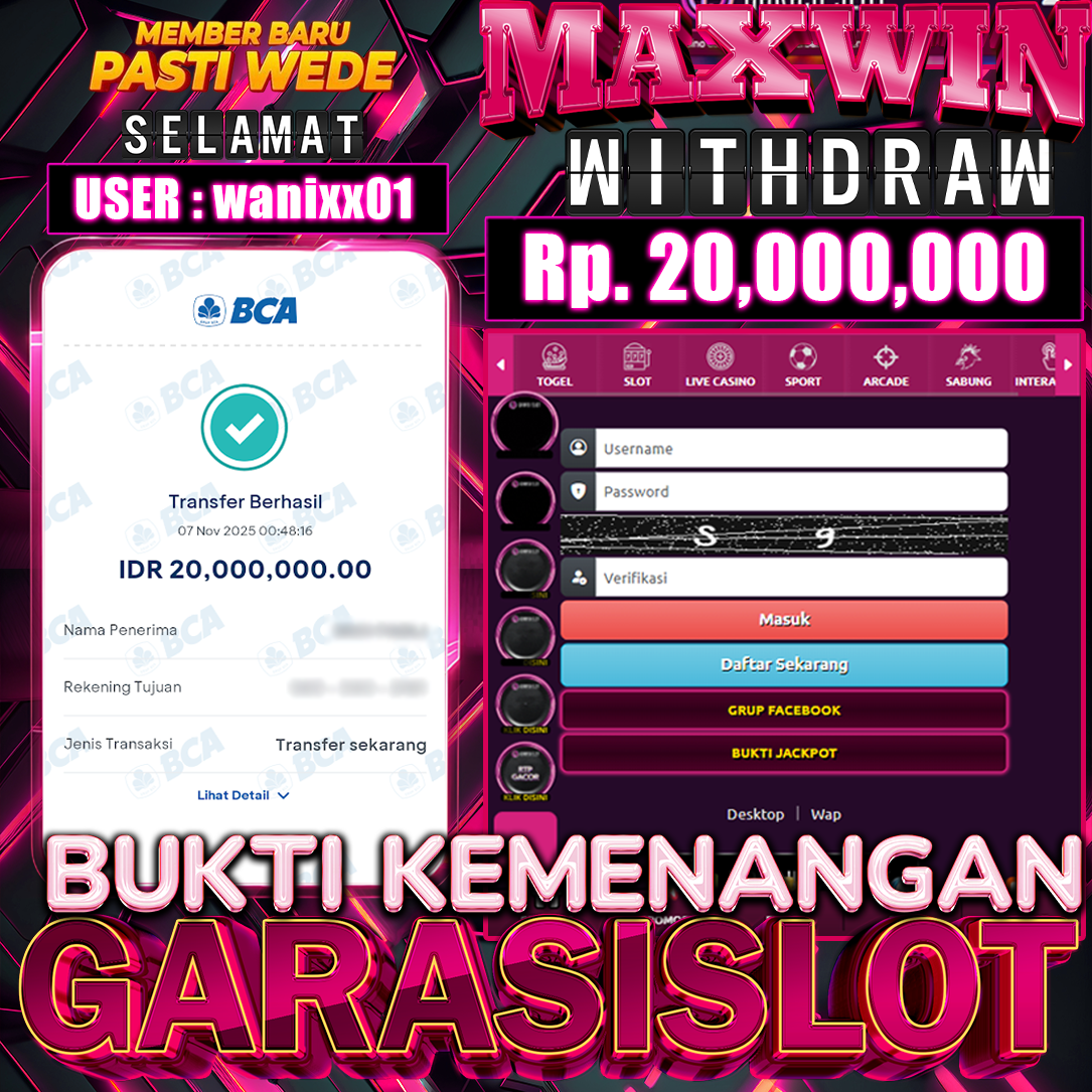 GARASISLOT Bukti kemenangan Grimms Bounty: Hansel & Grete