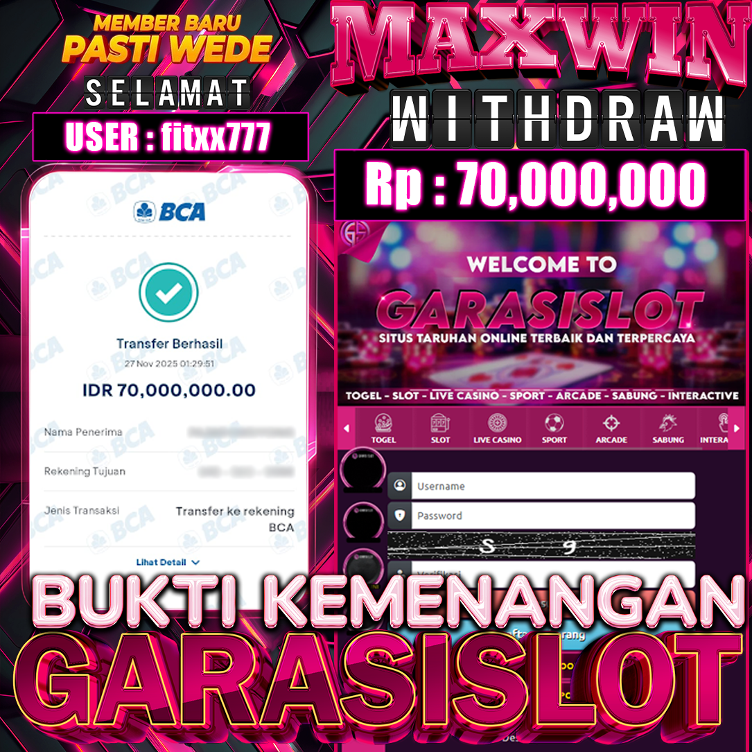 GARASISLOT Bukti kemenangan Mahjong Wins 2