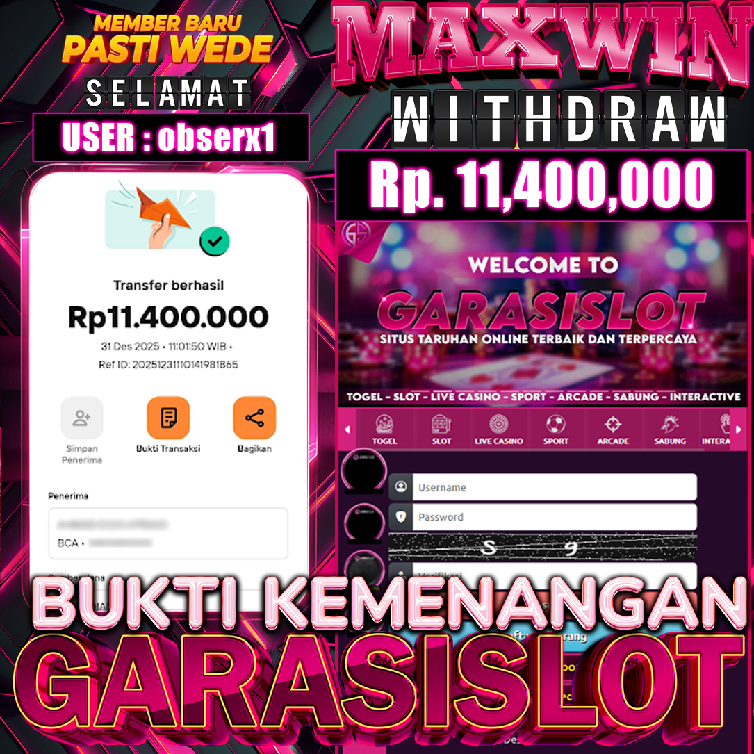 GARASISLOT Bukti kemenangan Mahjong Wins 2