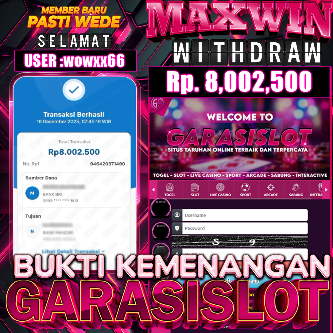 GARASISLOT Bukti kemenangan Futebol Fever